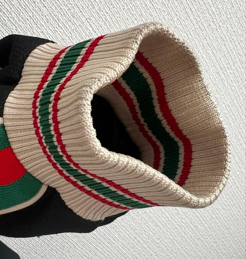 GUCCI GGジャカードモノグラムトラックジャケット・パンツ　セットアップ　黒