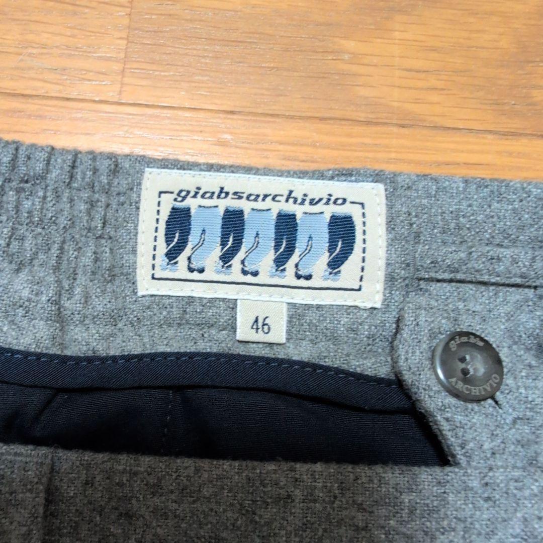 未使用品 ジャブスアルキヴィオ マサッチョ 秋冬ウールサキソニー 46サイズ