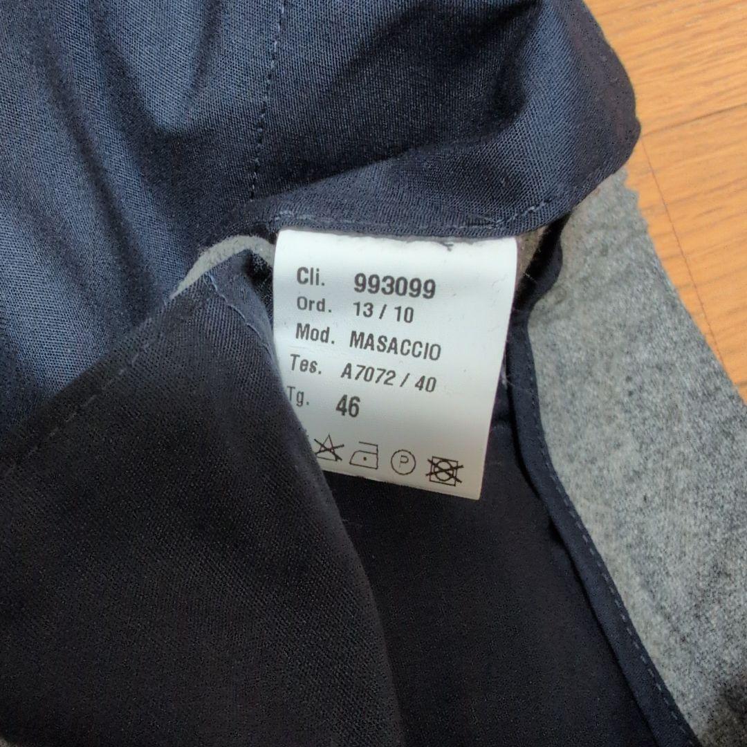 未使用品 ジャブスアルキヴィオ マサッチョ 秋冬ウールサキソニー 46サイズ