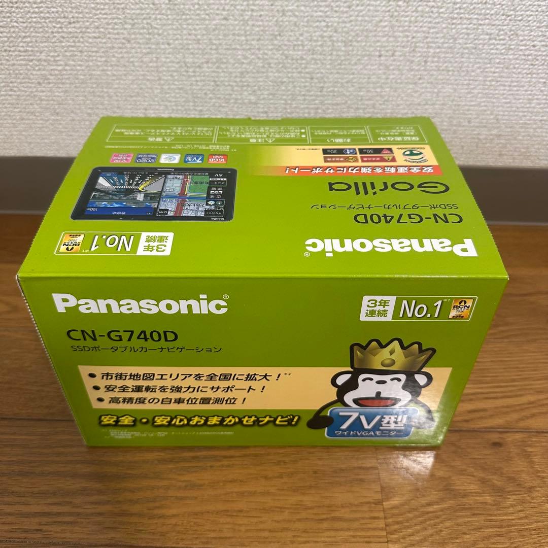 【ほぼ未使用】パナソニック ゴリラ ポータブルナビ CN-G740D