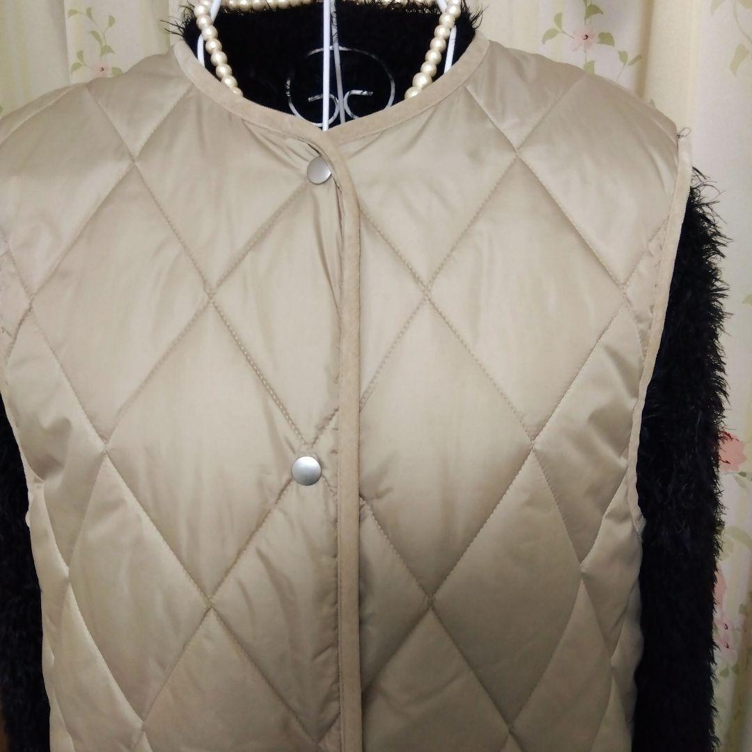 UNITED　ARROWS　キルティングロングベスト