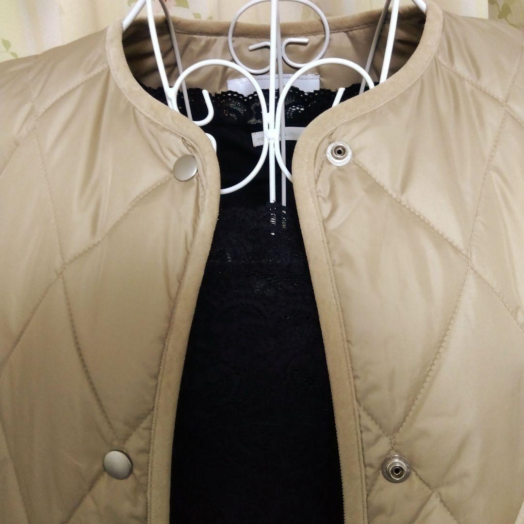 UNITED　ARROWS　キルティングロングベスト