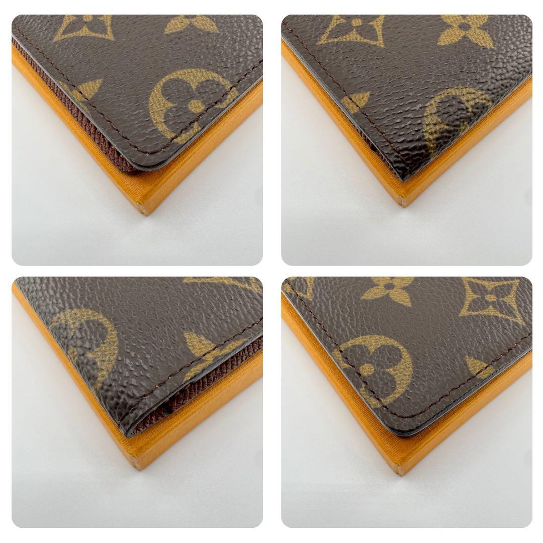 最高級美品 ルイヴィトン ポルト2カルトヴェルティカル モノグラム カードケース