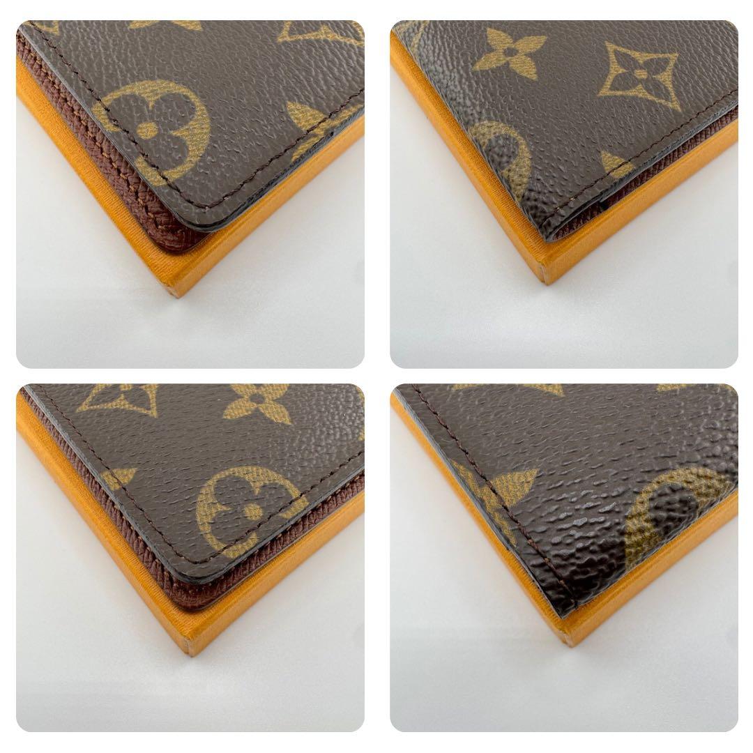 最高級美品 ルイヴィトン ポルト2カルトヴェルティカル モノグラム カードケース