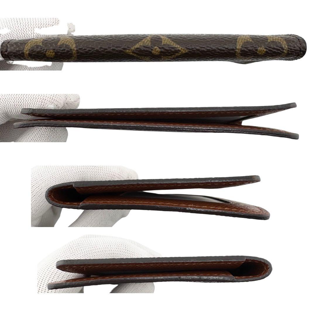 最高級美品 ルイヴィトン ポルト2カルトヴェルティカル モノグラム カードケース