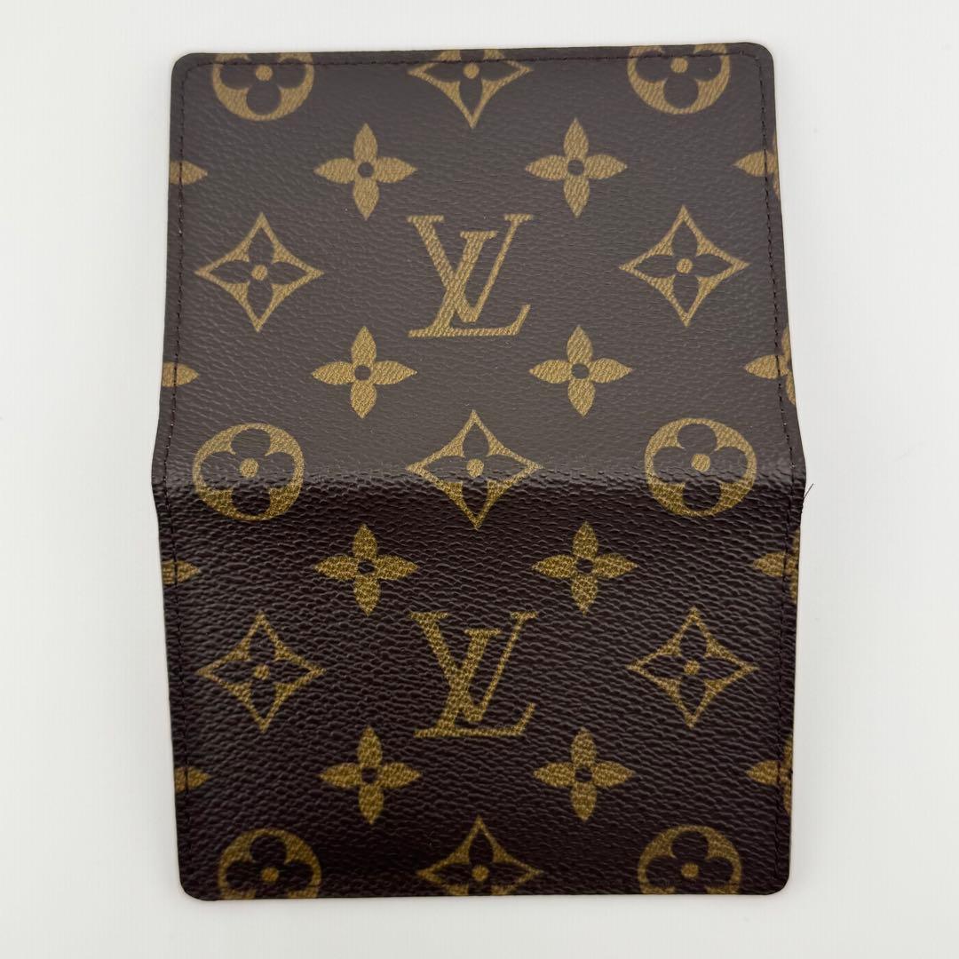 最高級美品 ルイヴィトン ポルト2カルトヴェルティカル モノグラム カードケース