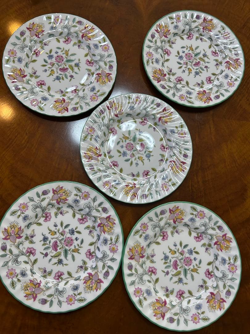 ミントン 皿　ハドンホール 5枚セット20cm 食器