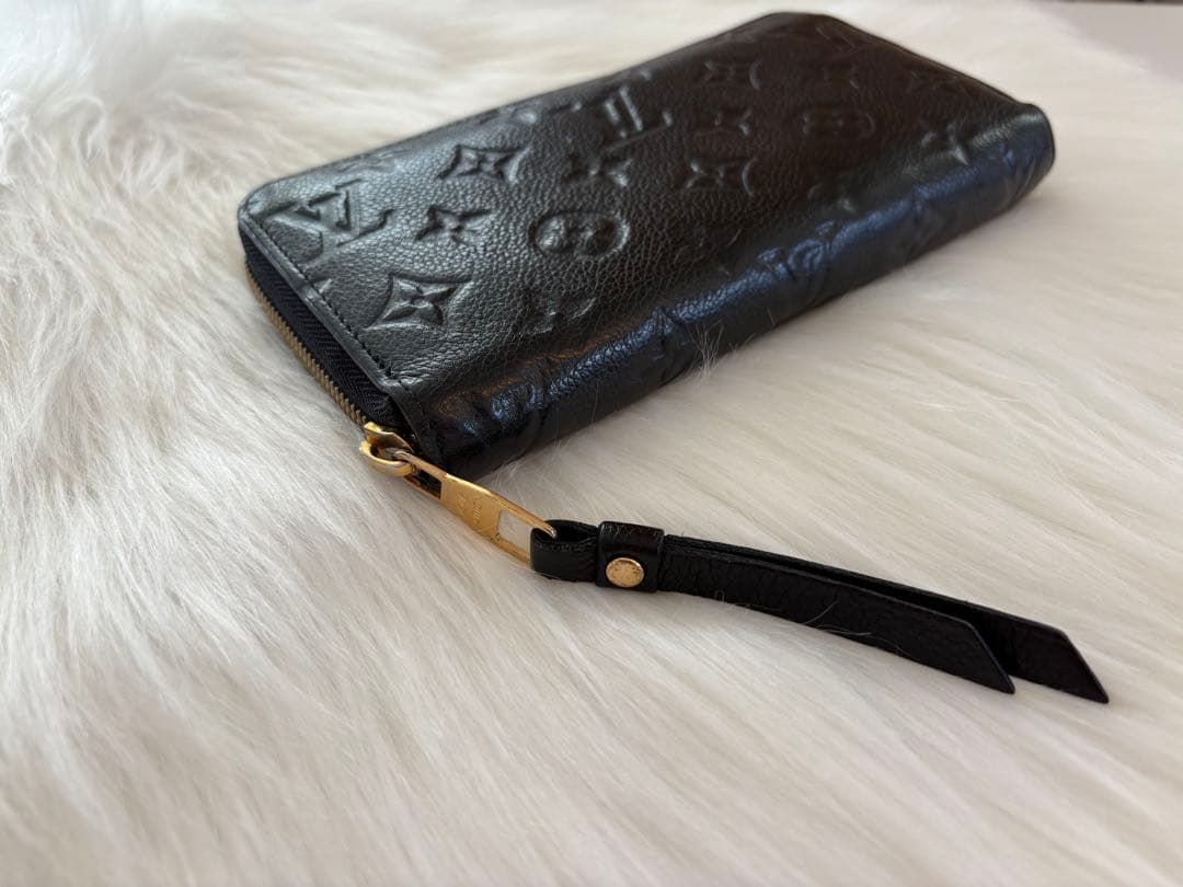 ルイヴィトン ジッピーウォレット モノグラム アンプラント ノワール