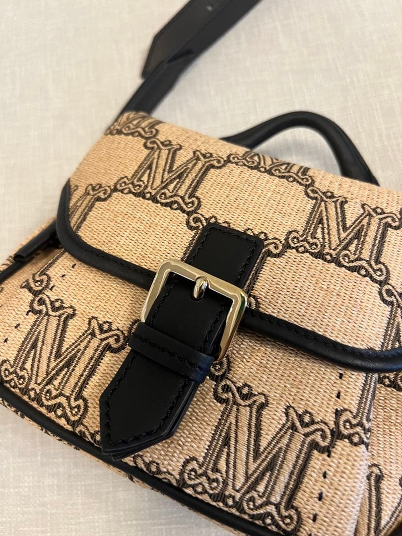 新品未使用 Max Mara マックスマーラ カゴバッグ クロスボディバッグ