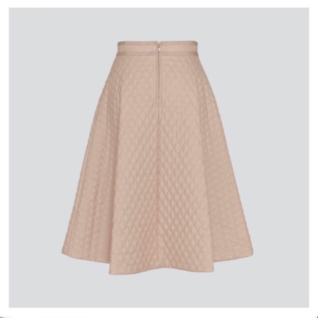 ◎出品は1月下旬まで◎フォクシー　スカート　キルティング　グレー