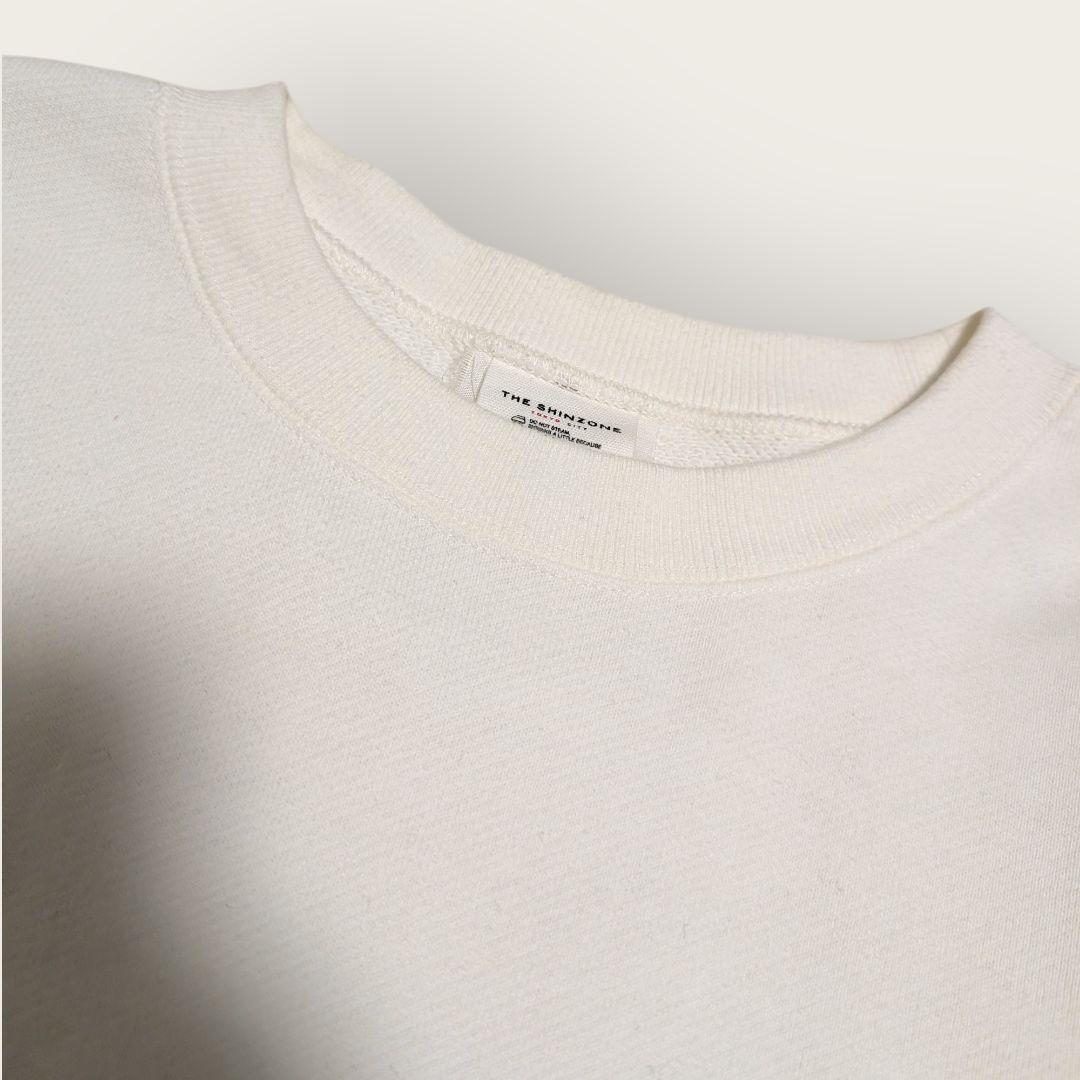 シンゾーン　HOLIDAY SWEAT SHIRT　プリントスウェットシャツ