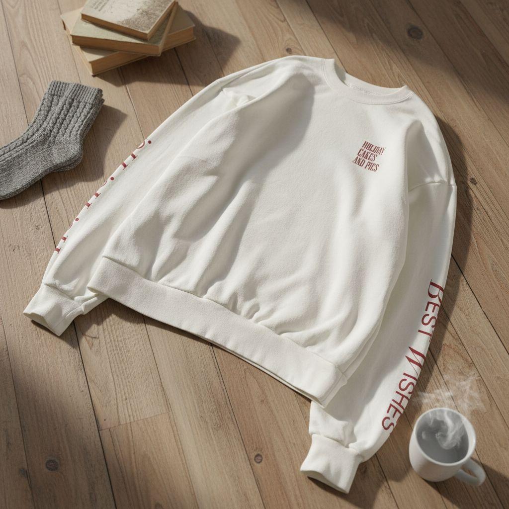 シンゾーン　HOLIDAY SWEAT SHIRT　プリントスウェットシャツ