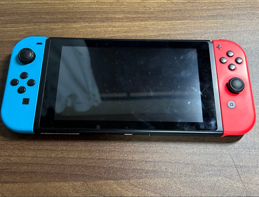 Nintendo Switch 本体 青/赤 ケース付き