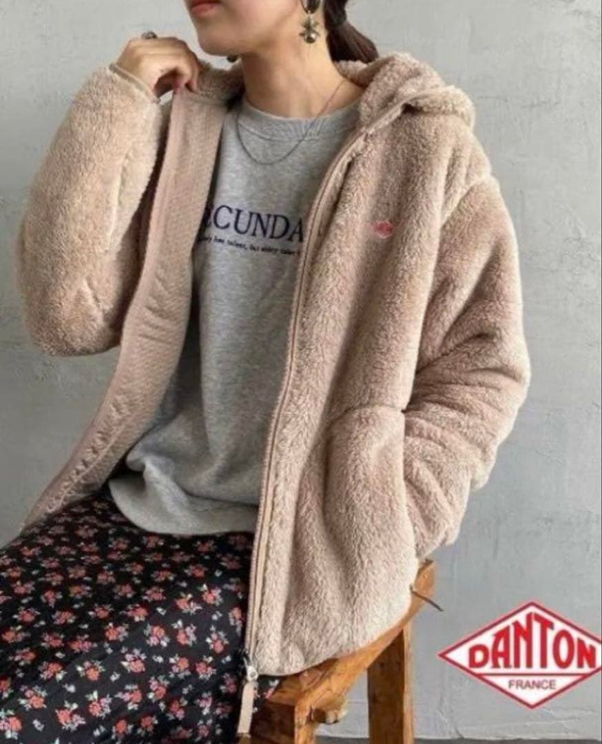 DANTON ボアジャケット　フリース