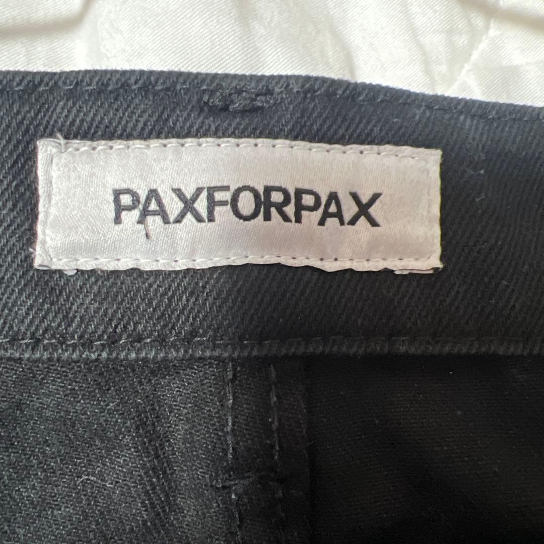 パンツ paxforpax SEMI WIDE PANTS(BLACK) size2