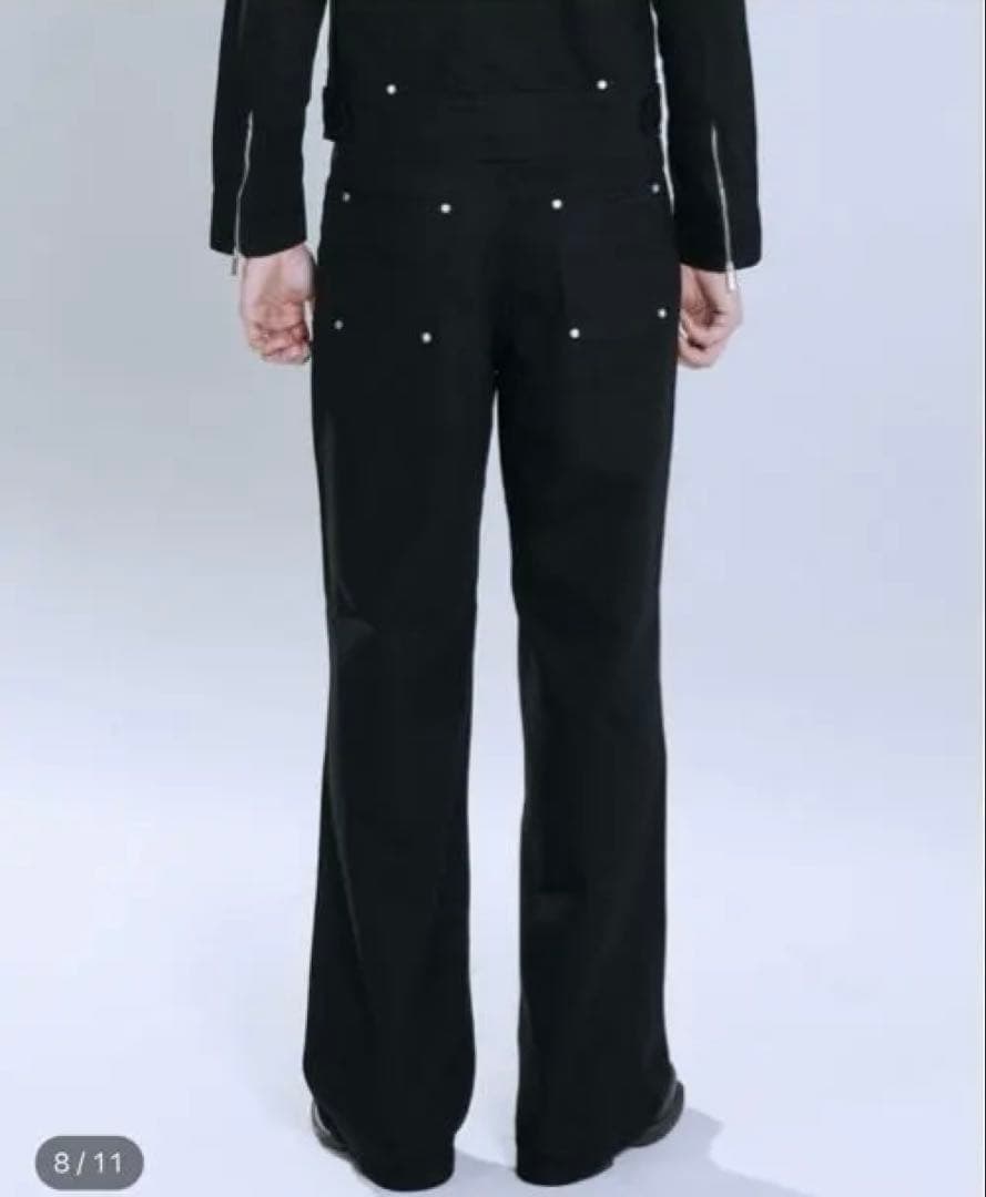 パンツ paxforpax SEMI WIDE PANTS(BLACK) size2