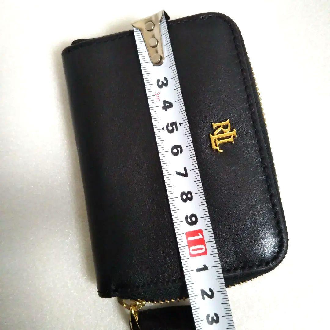 未使用 ラルフローレン　レザー　財布　ラウンドジップ　ロゴ