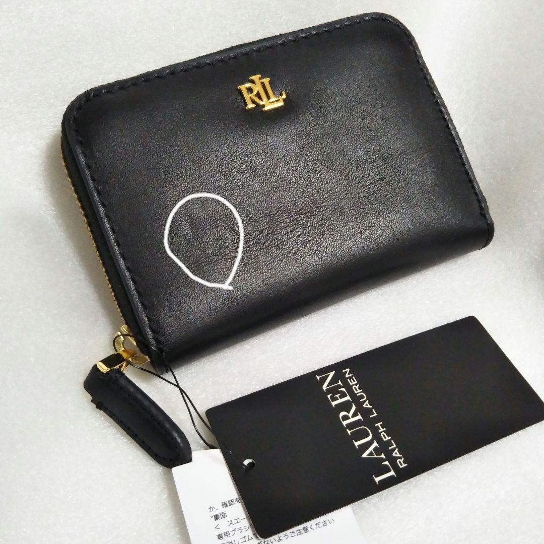未使用 ラルフローレン　レザー　財布　ラウンドジップ　ロゴ