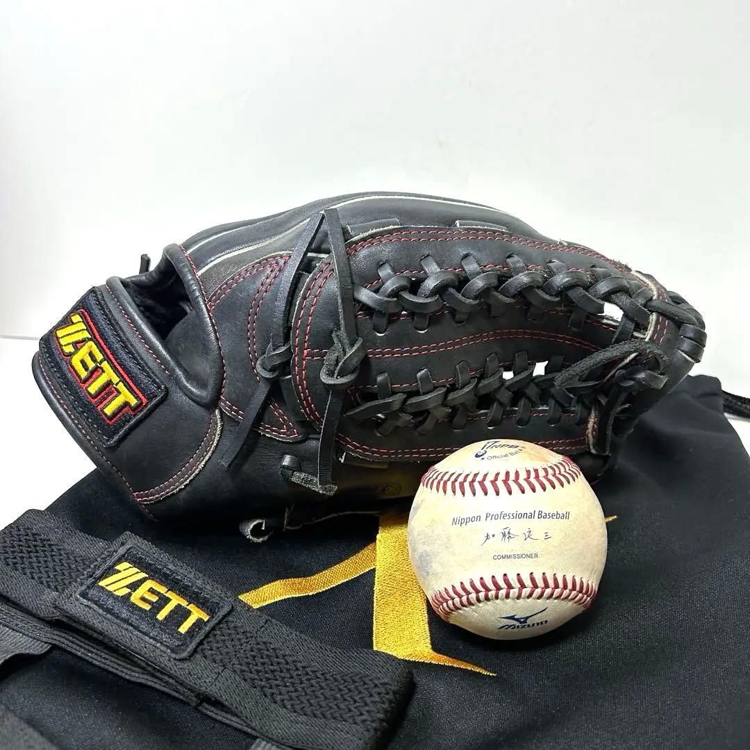 ZETT プロステイタス 硬式グローブ NPB公式試合球 セット 日本製