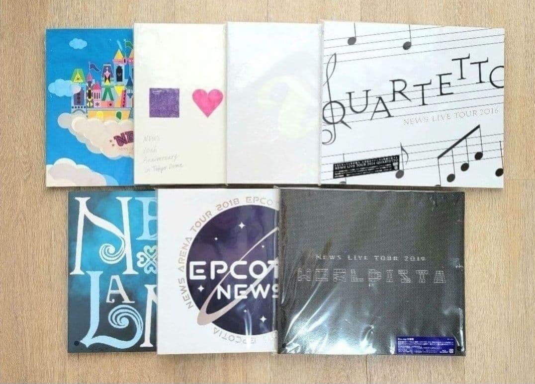 NEWS LIVE DVD Blu-ray 7枚セット