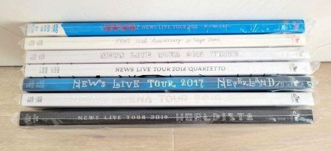 NEWS LIVE DVD Blu-ray 7枚セット