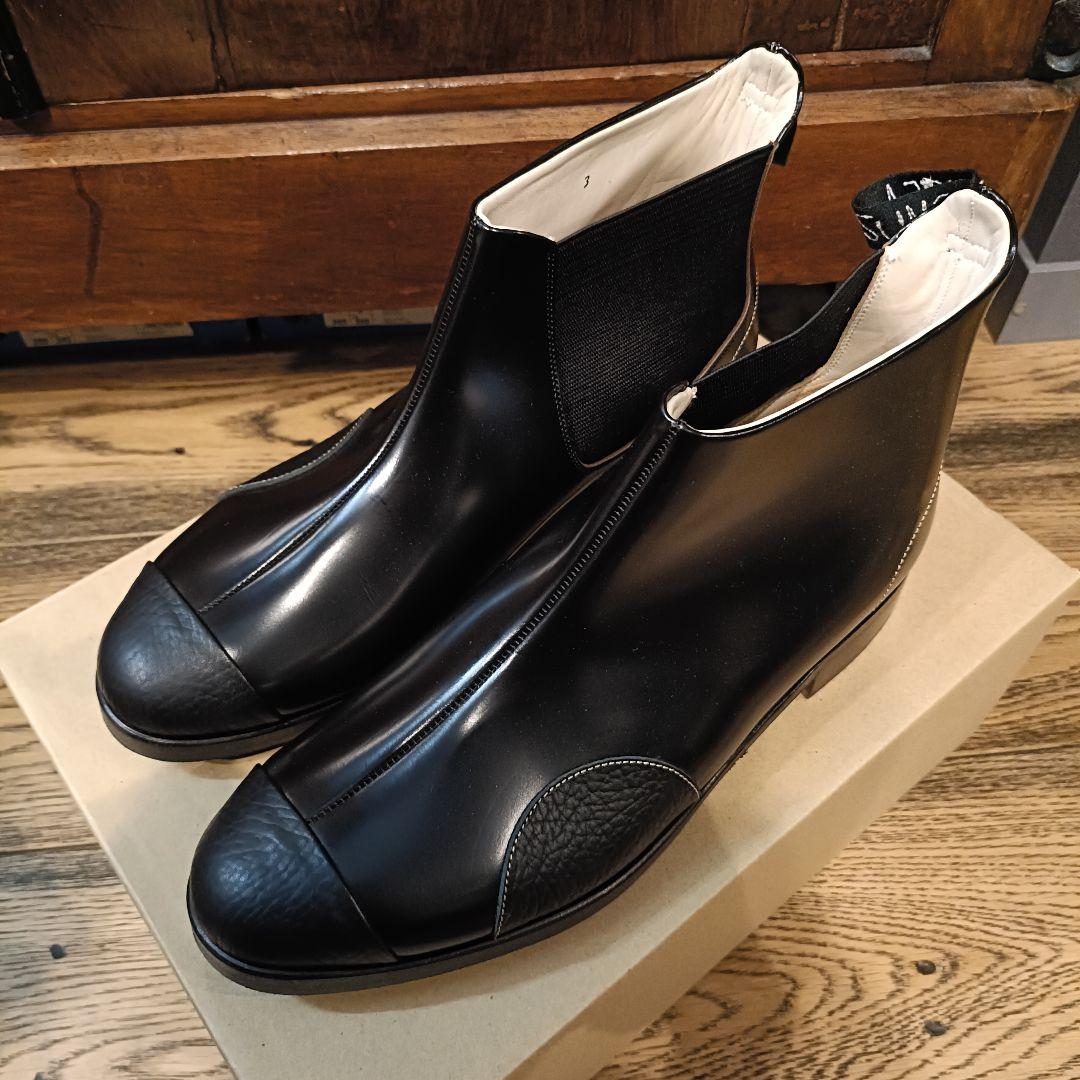 靴 sunsea 21aw One-sidegore Boots