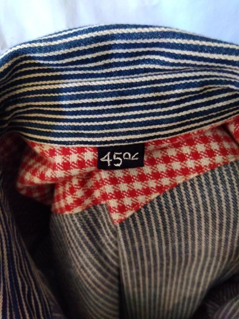 か*ん様 【未使用に近し】45R　ロングワンピース　星3つでサイズL　ストライプ