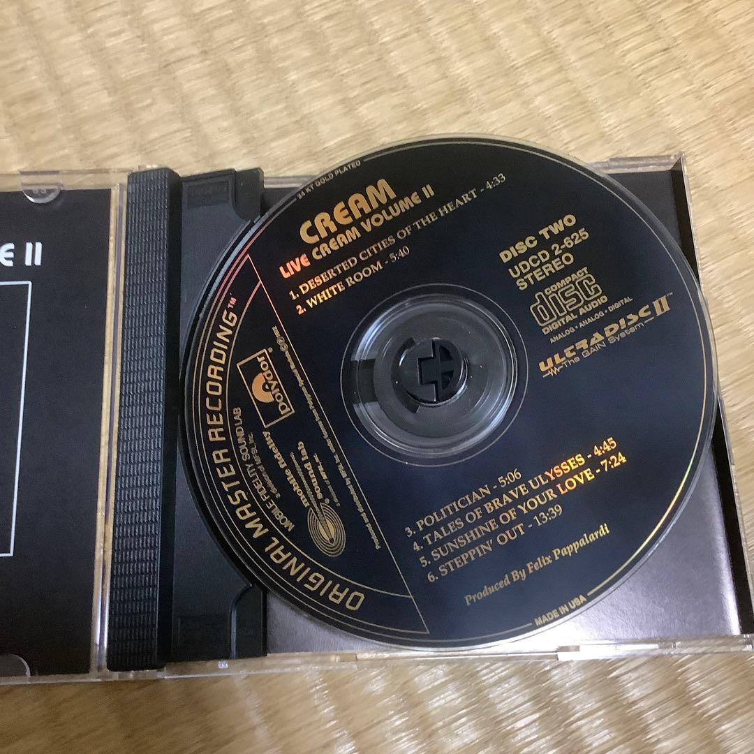 洋楽 CREAM LIVE CREAM & LIVE CREAM, VOLUME II