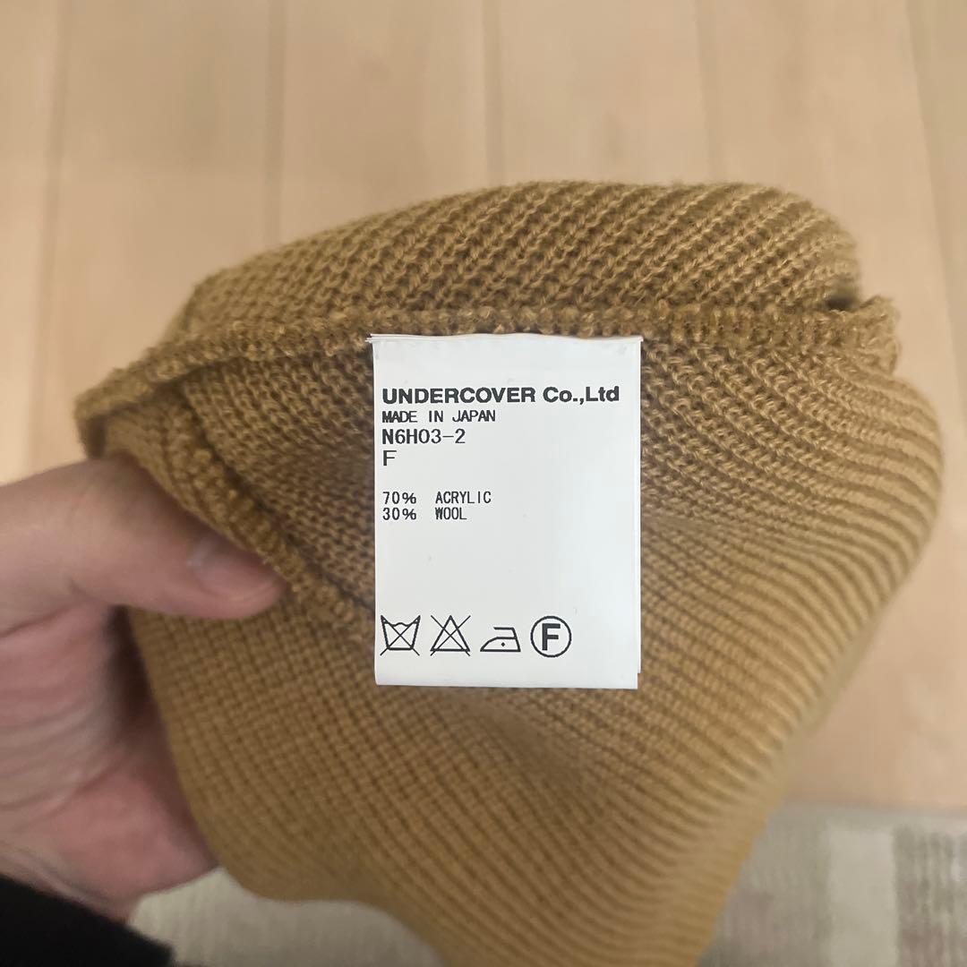 新品 Undercoverism ニット帽 ブラウン　ベージュ