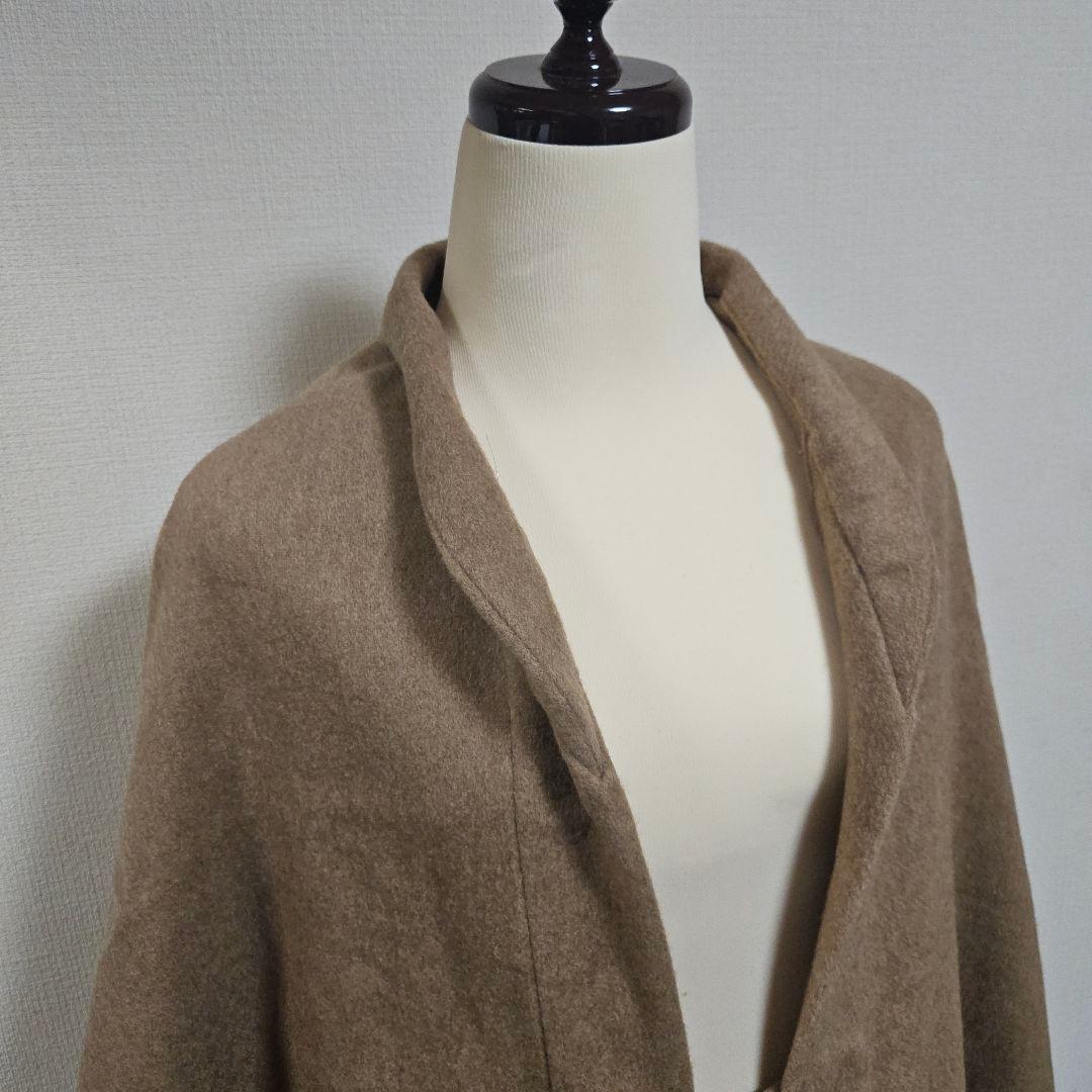 モモンガコート　キャメル　衿つき 共羽織ひもつき　米沢おとづき商店　羽織