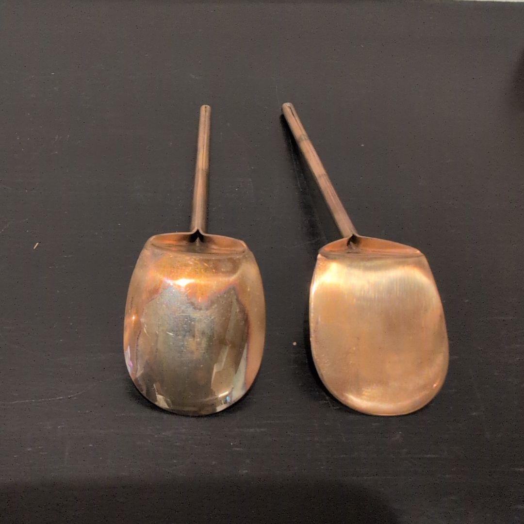 灰匙 六方式 銅製 6本セット 共箱