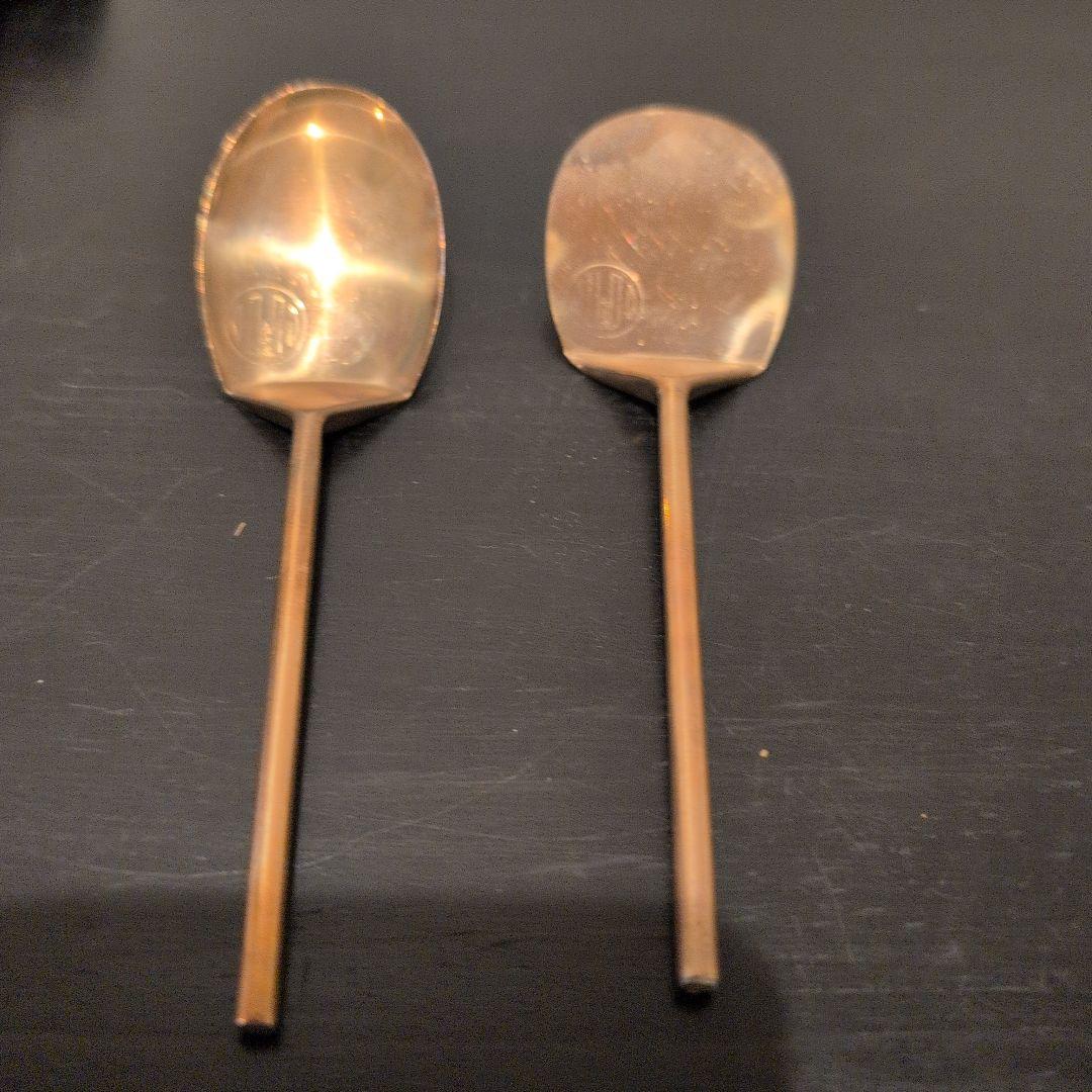 灰匙 六方式 銅製 6本セット 共箱