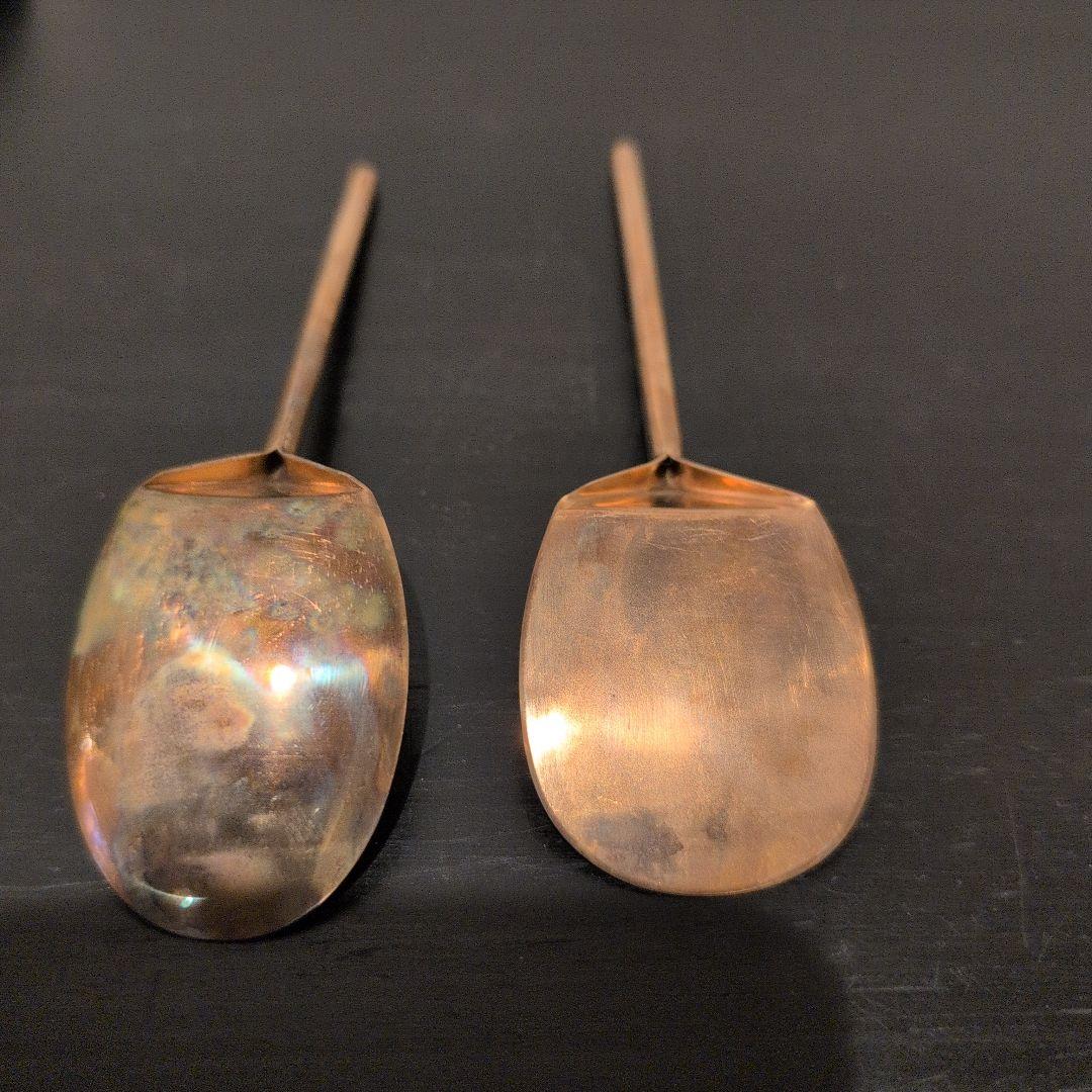 灰匙 六方式 銅製 6本セット 共箱