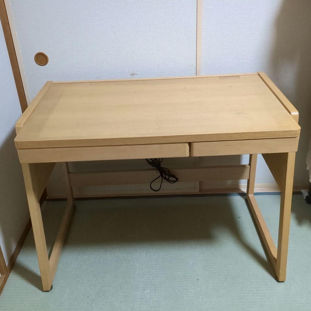 ベネッセXカリモク　学びデスク　Sクラス　机、椅子、ワゴンのセット　①机