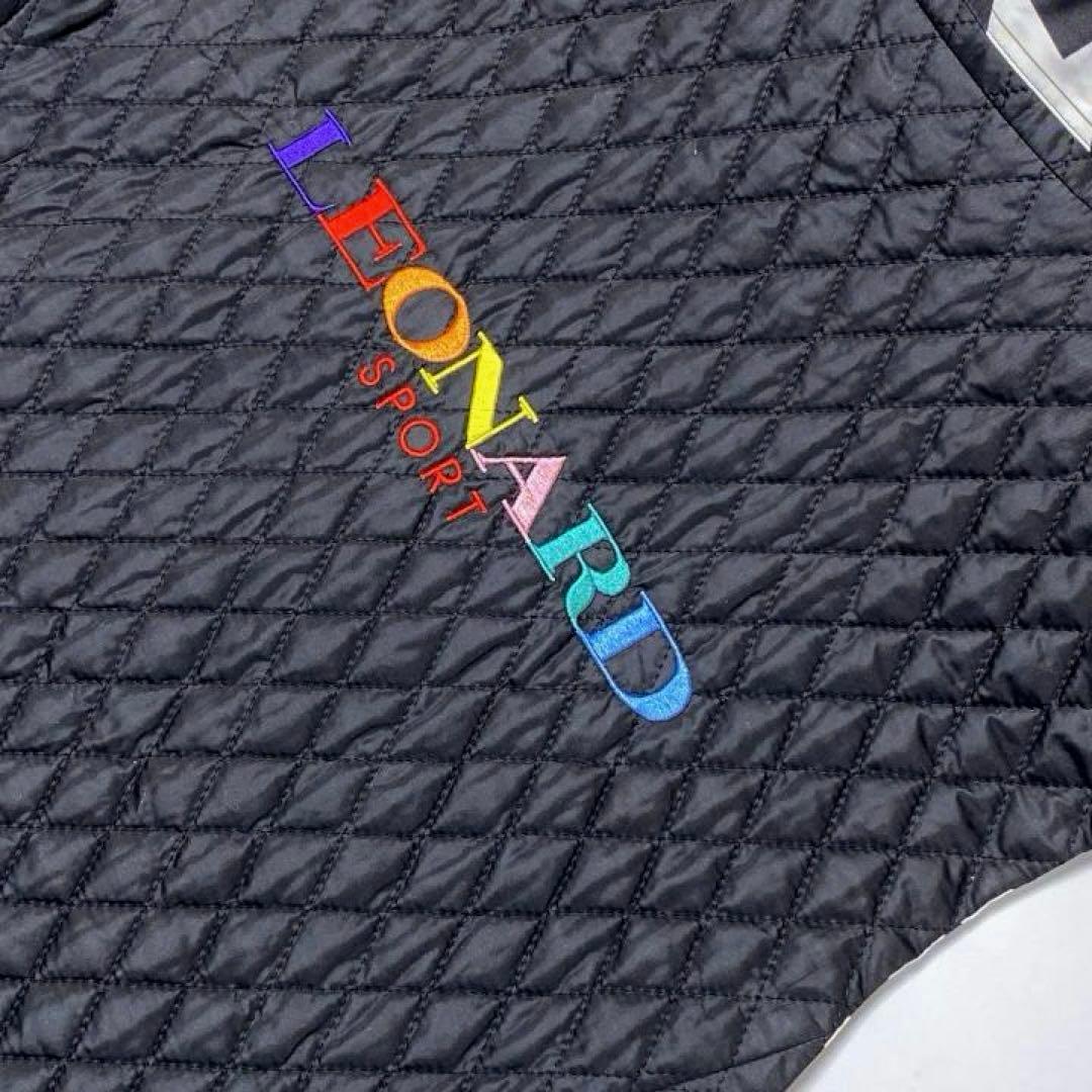 LEONARDレオナールスポーツ ◎リバーシブル 中綿入りベスト／ジレ◎42