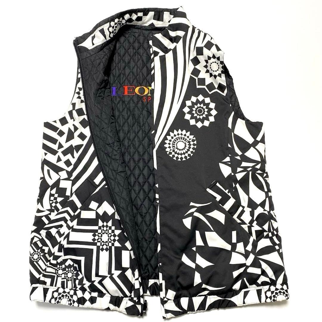 LEONARDレオナールスポーツ ◎リバーシブル 中綿入りベスト／ジレ◎42