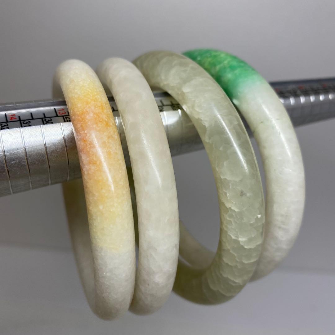 翡翠　砡　バングル　8本　296g 東さ8-0107☆2F