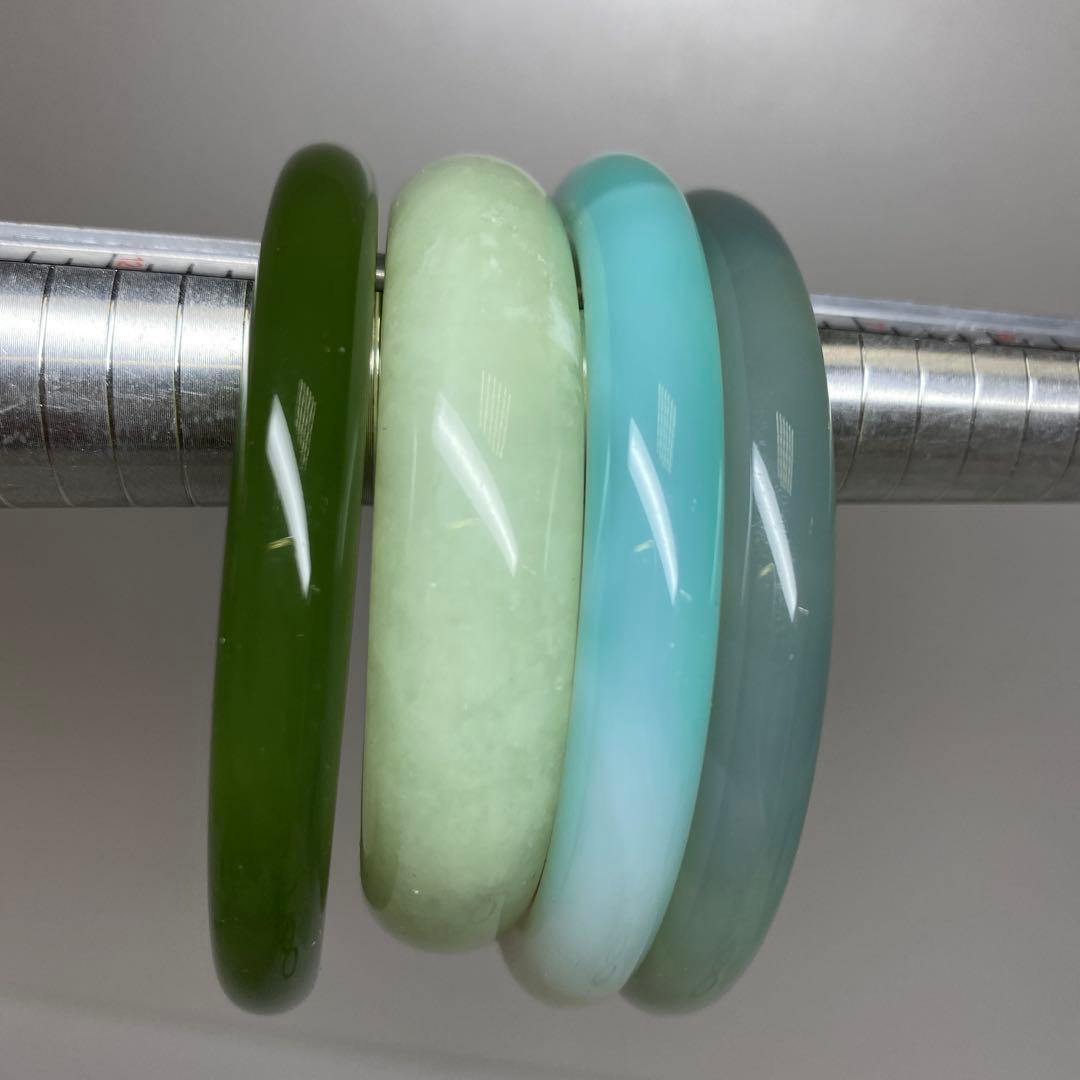 翡翠　砡　バングル　8本　296g 東さ8-0107☆2F