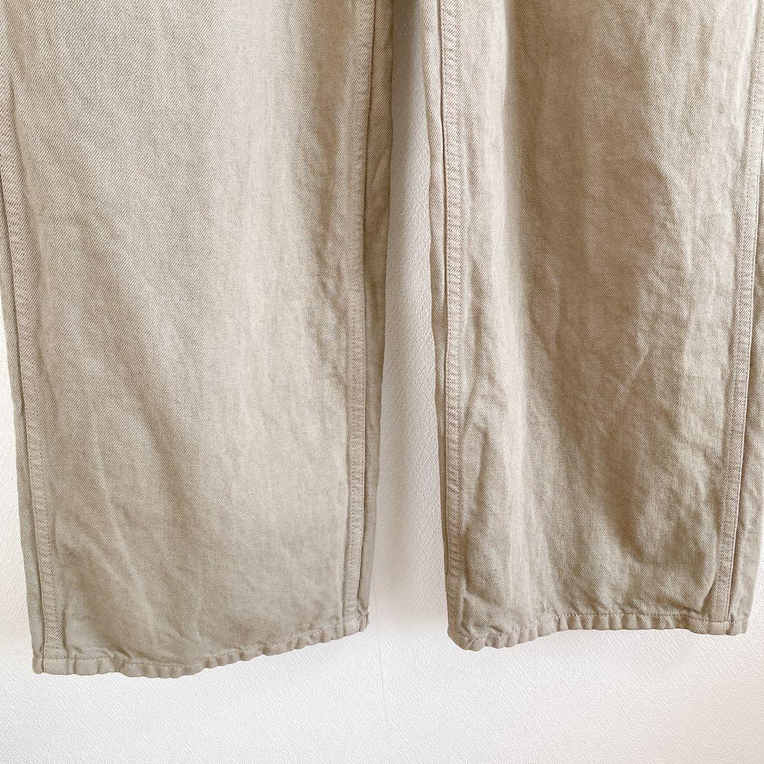 ヴェリテクール　ST-041　デニムオーバーオール　ベージュ　サイズ1