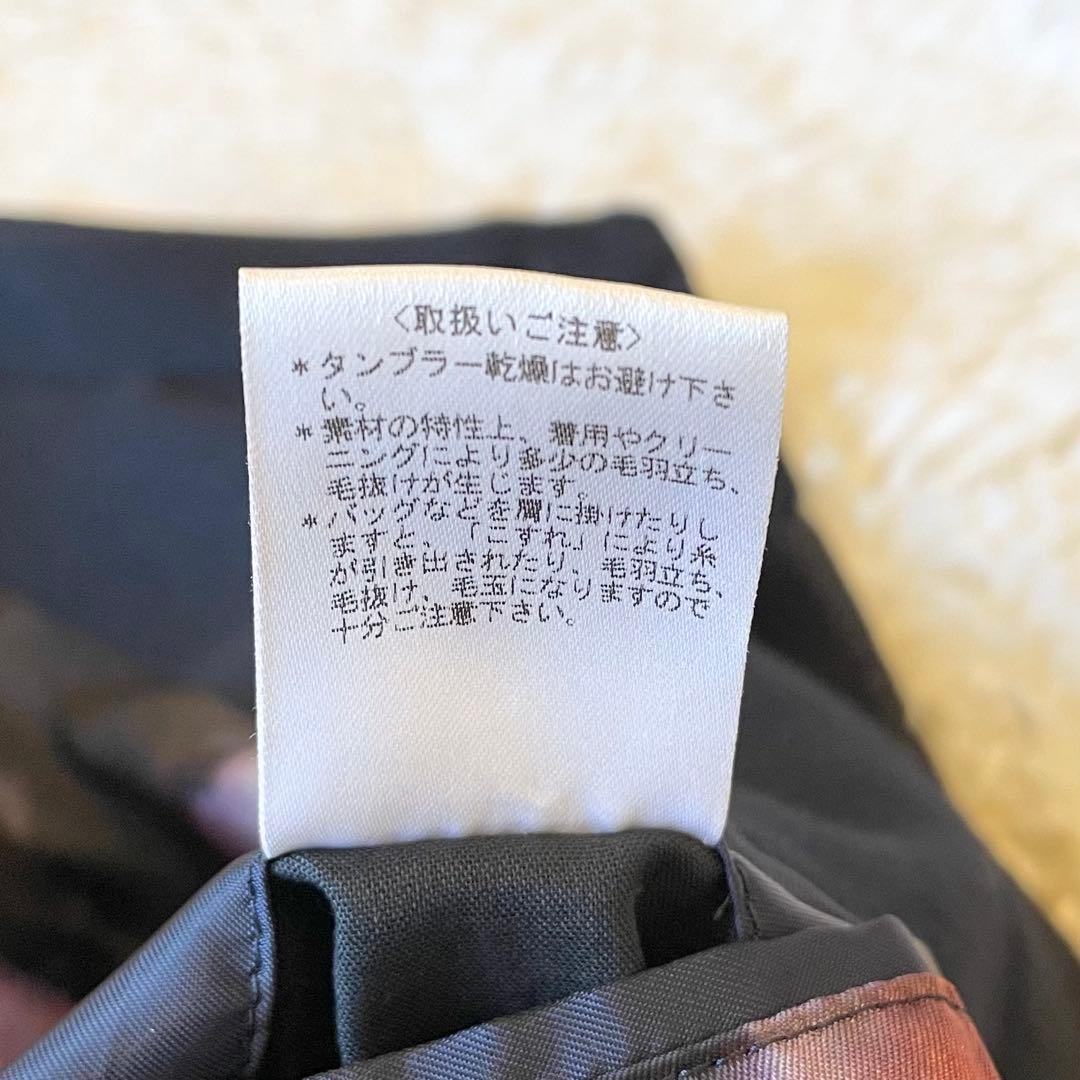 美品✨ポールスミス カシミヤ混 ロングコート ベルト ブラック 総裏地 フラワー