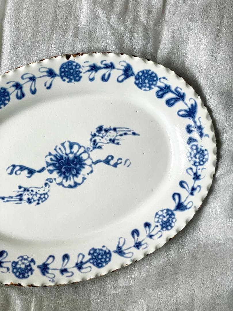 伊藤聡信さん 印判の大皿 オーバル