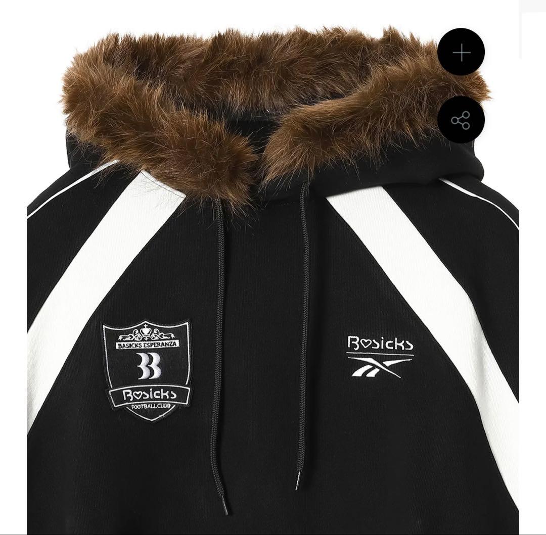 BASICKS x Reebok Uniform Sweat Hoodieタグ有