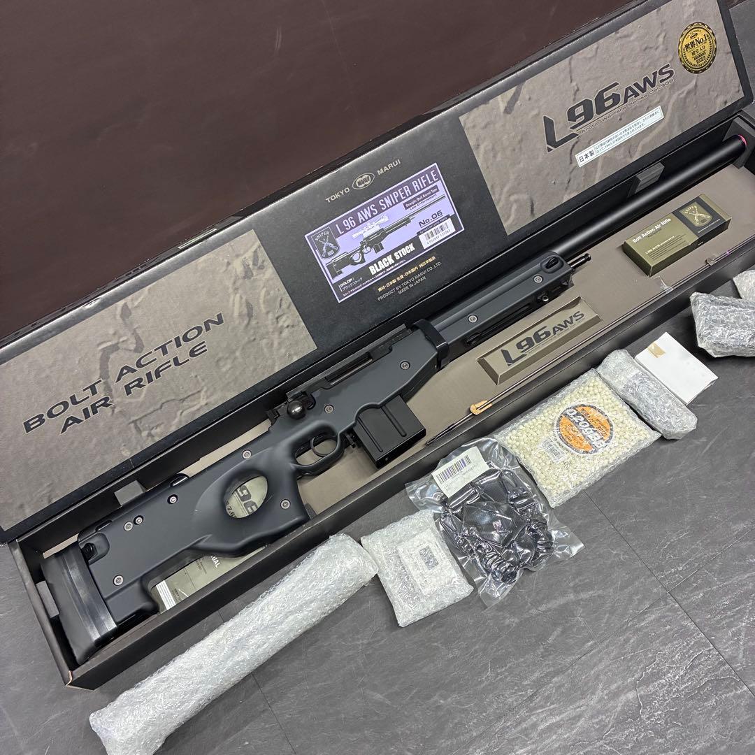 【新品未使用】東京マルイ L96 AWS スナイパーライフル ブラックストック