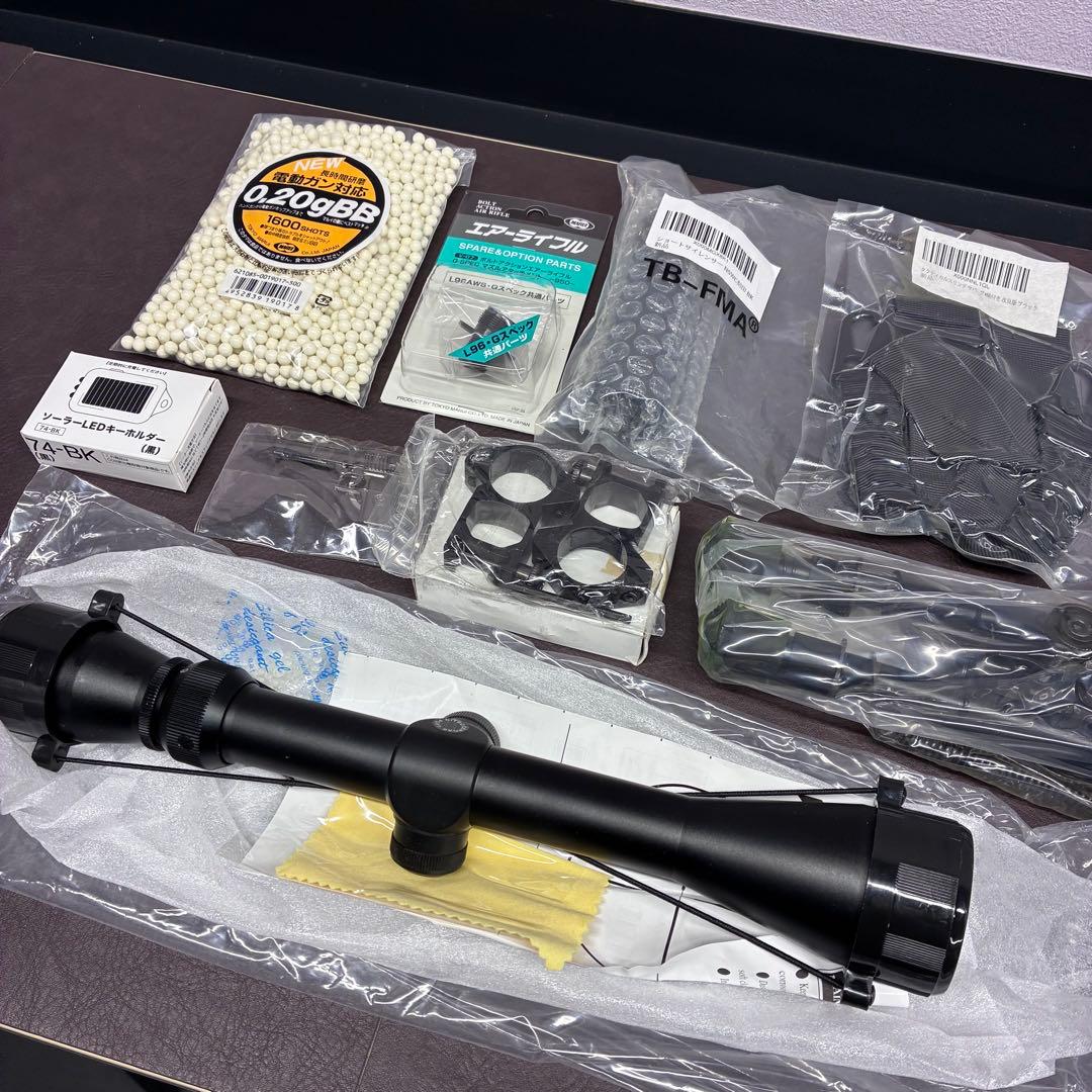 【新品未使用】東京マルイ L96 AWS スナイパーライフル ブラックストック