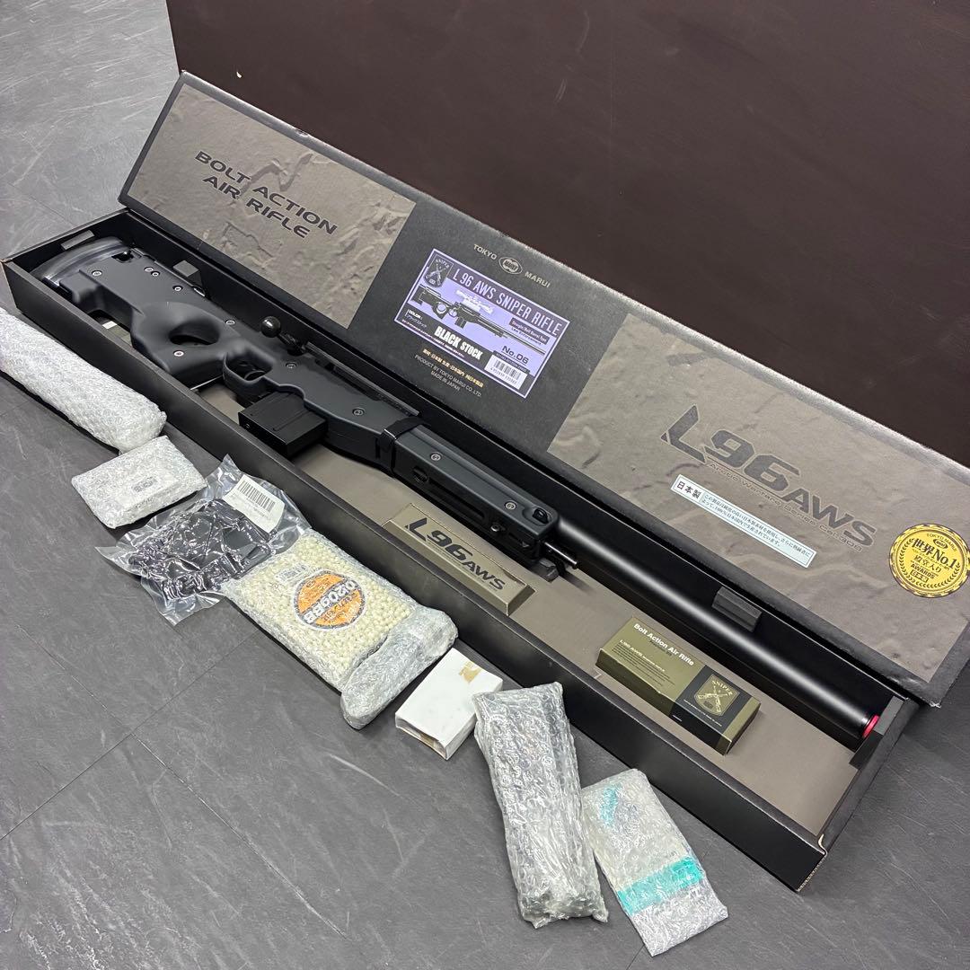 【新品未使用】東京マルイ L96 AWS スナイパーライフル ブラックストック