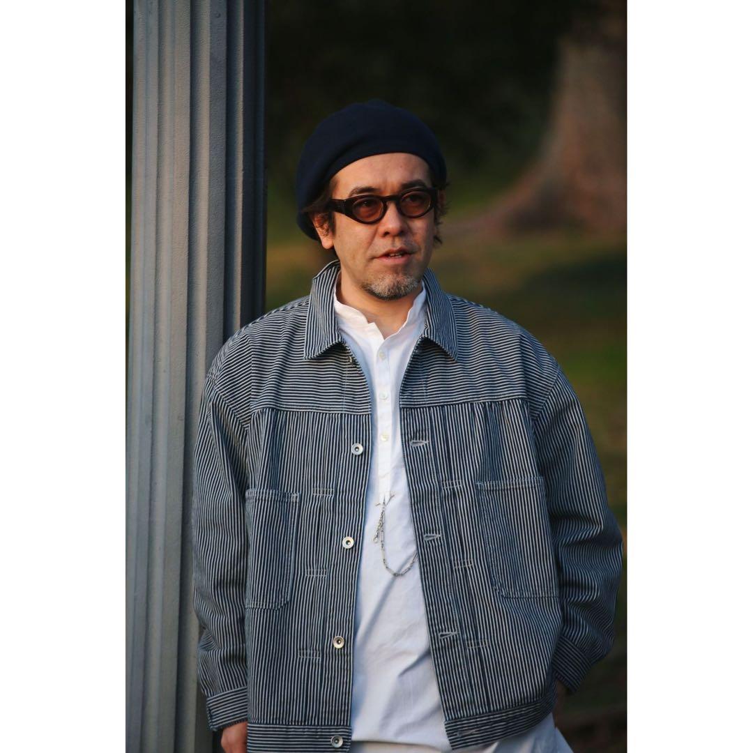 ジャケット・アウター STEINBECK HICKORY STRIPE JACKET 25SS