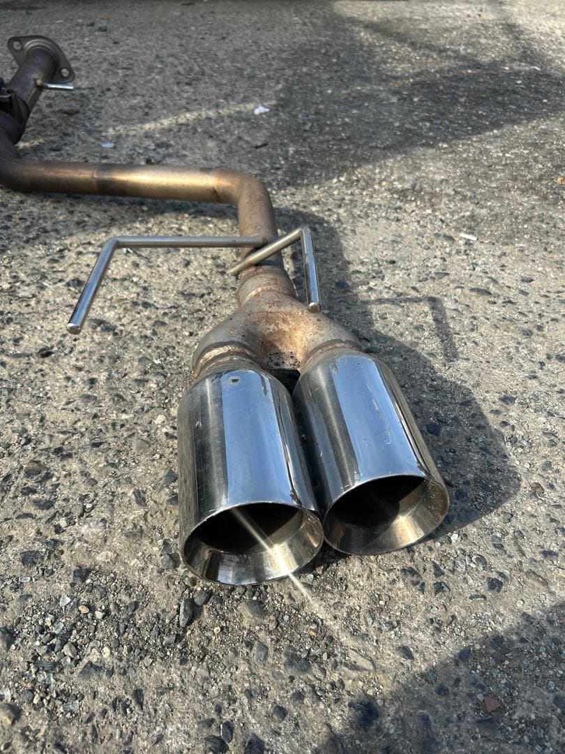 マークX130系 社外マフラー バルブ付 ジャンク 着払い