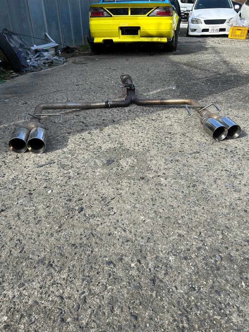 マークX130系 社外マフラー バルブ付 ジャンク 着払い