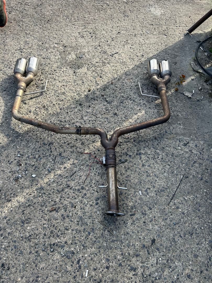 マークX130系 社外マフラー バルブ付 ジャンク 着払い