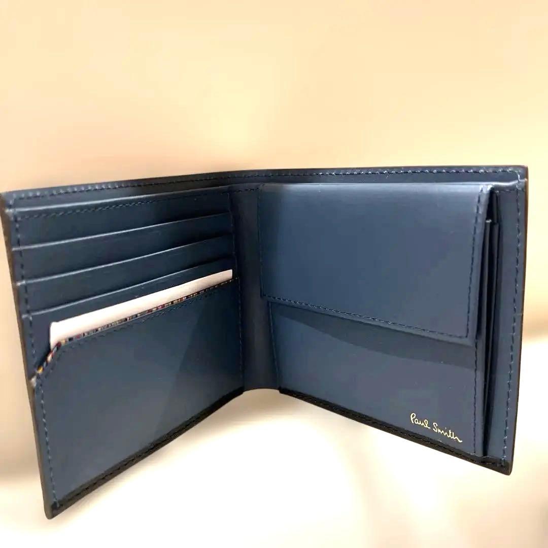 新品！Paul Smith 二つ折り財布 黒